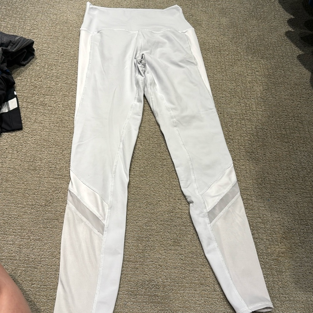 White Alo leggings
